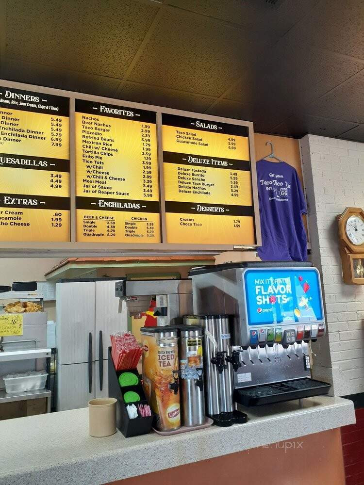 Taco Tico - Claremore, OK menu_pic