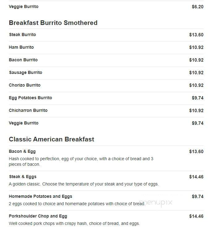 Puerto Nayarit Restaurant - Denver, CO menu_pic