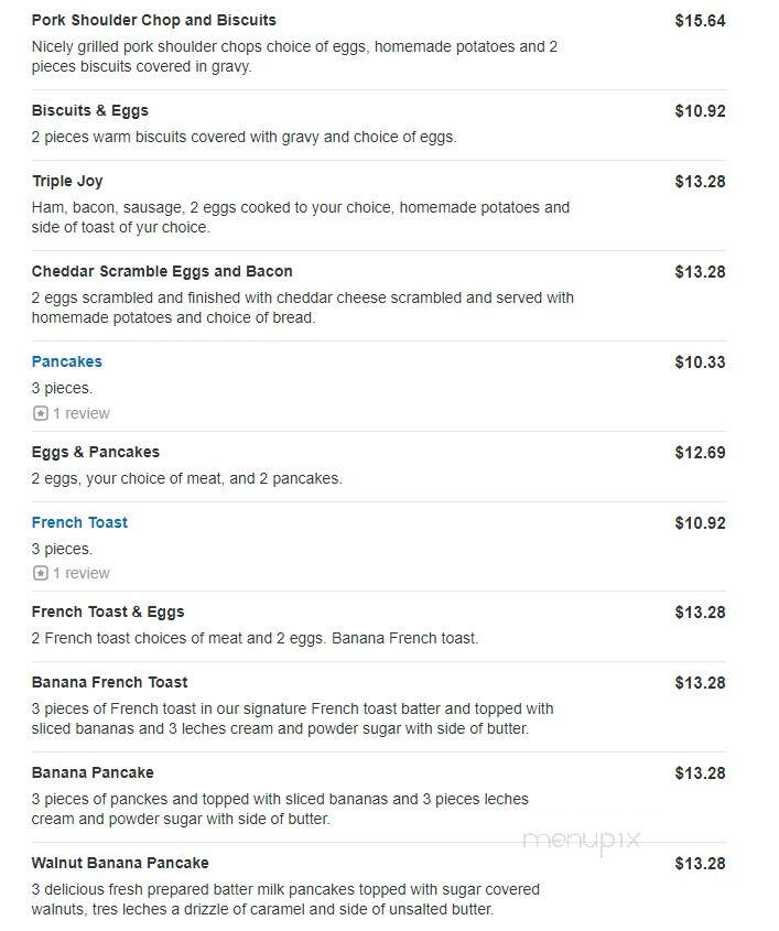 Puerto Nayarit Restaurant - Denver, CO menu_pic