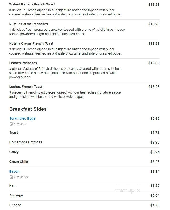 Puerto Nayarit Restaurant - Denver, CO menu_pic