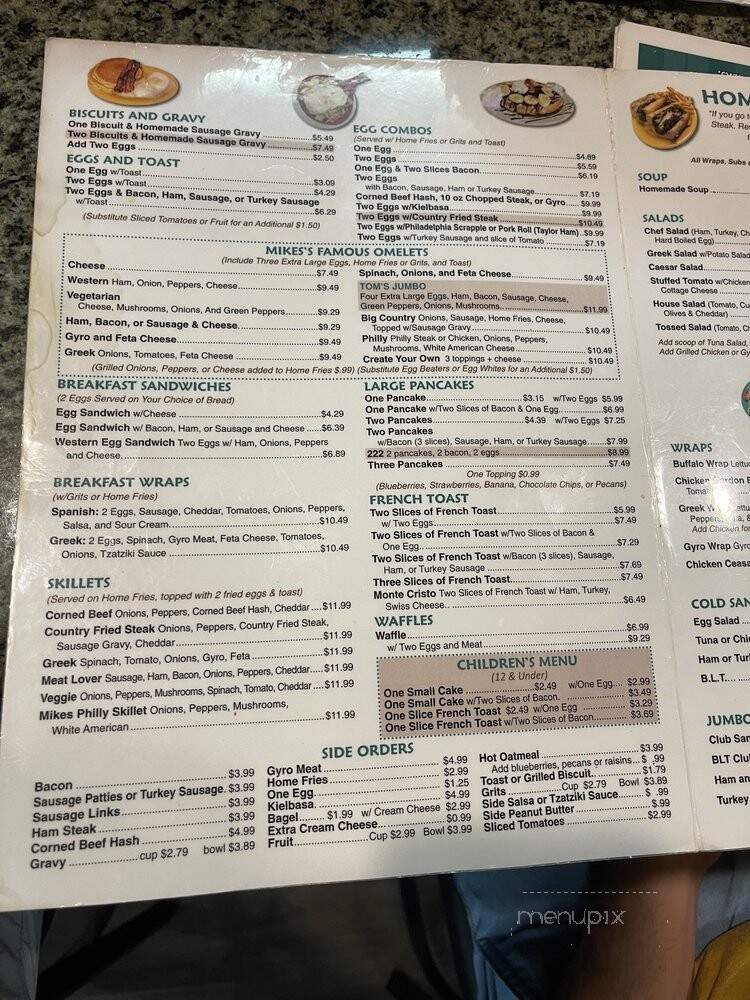 Ellie's Breakfast & Lunch - Tampa, FL menu_pic