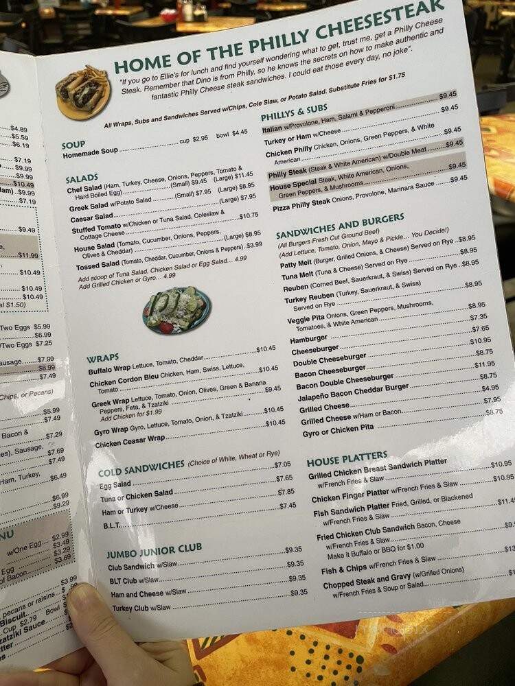 Ellie's Breakfast & Lunch - Tampa, FL menu_pic