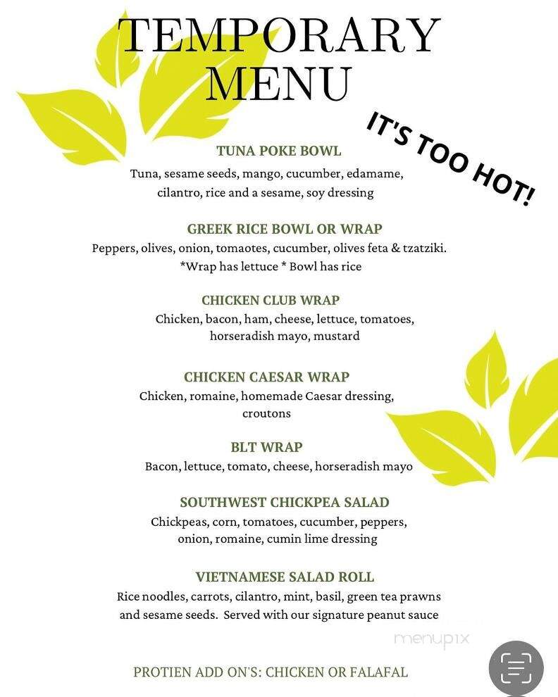 Be Teased Food Truck - Scotch Creek, BC menu_pic