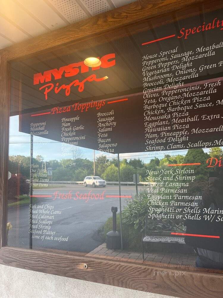 Mystic Pizza II - North Stonington, CT menu_pic