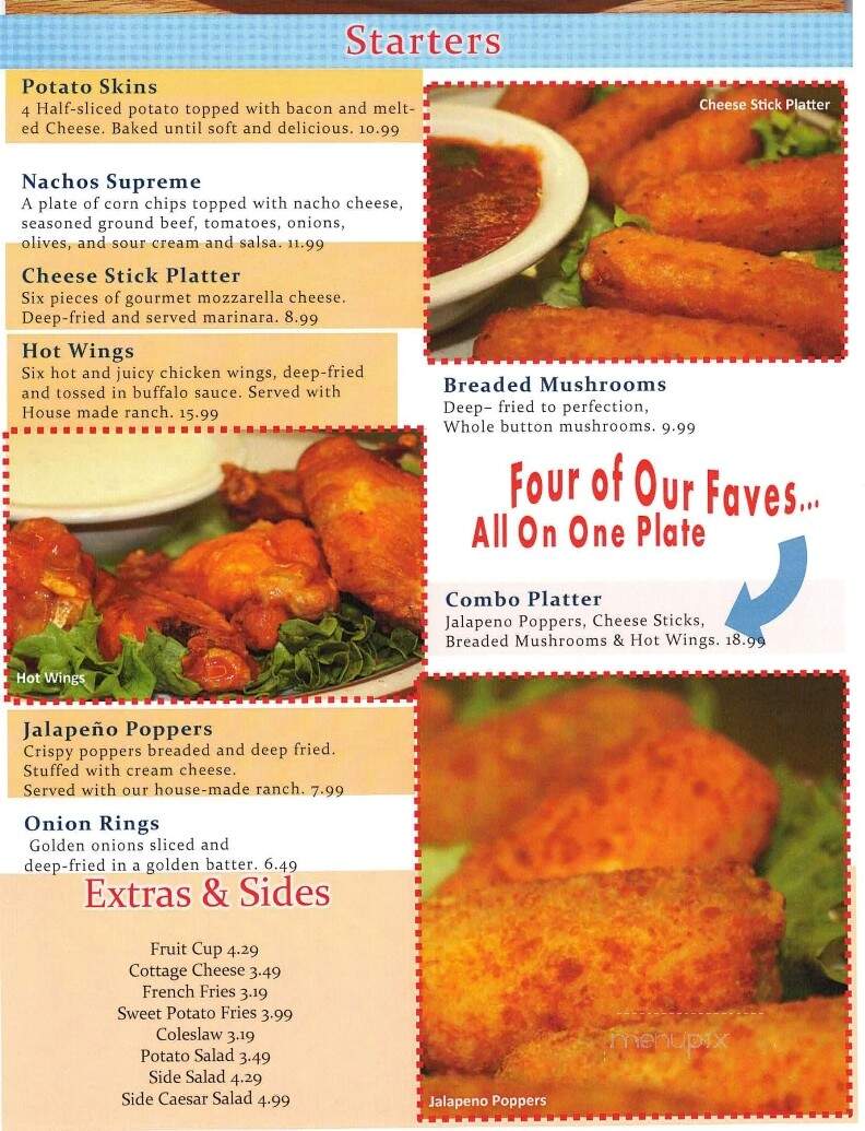 Boise Stage Stop - Boise, ID menu_pic