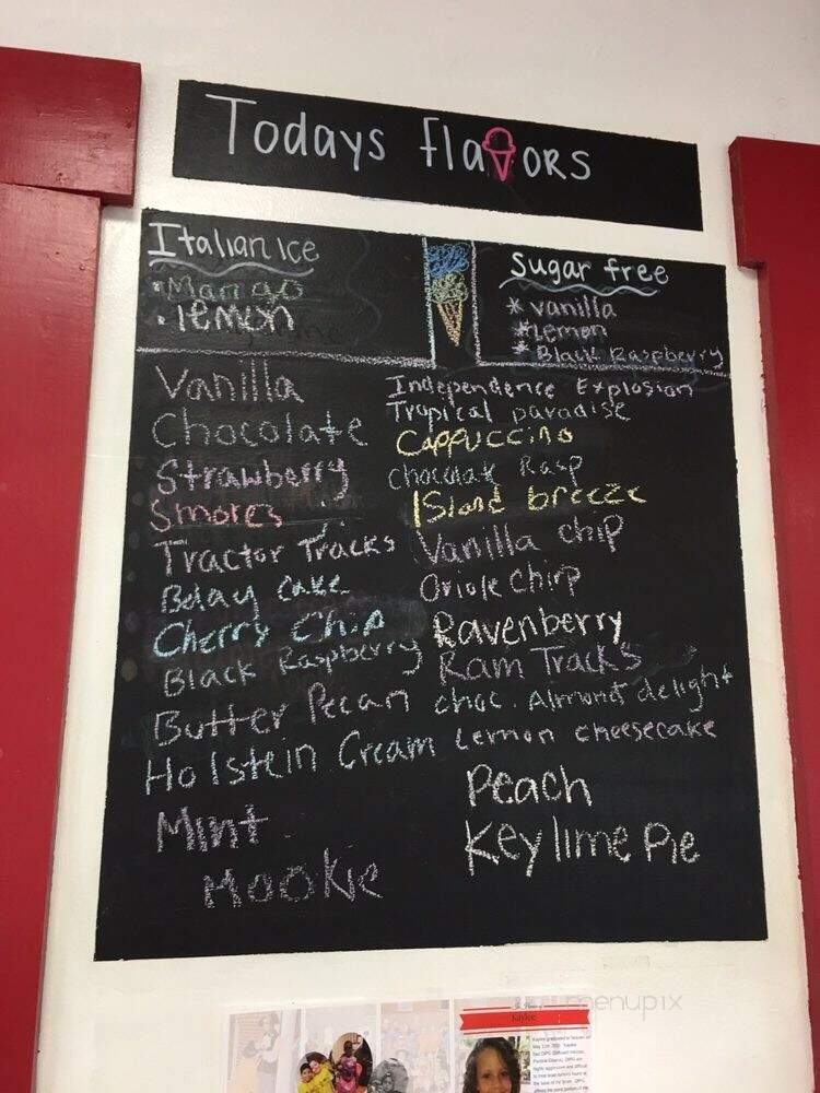 Kilby Cream - Rising Sun, MD menu_pic