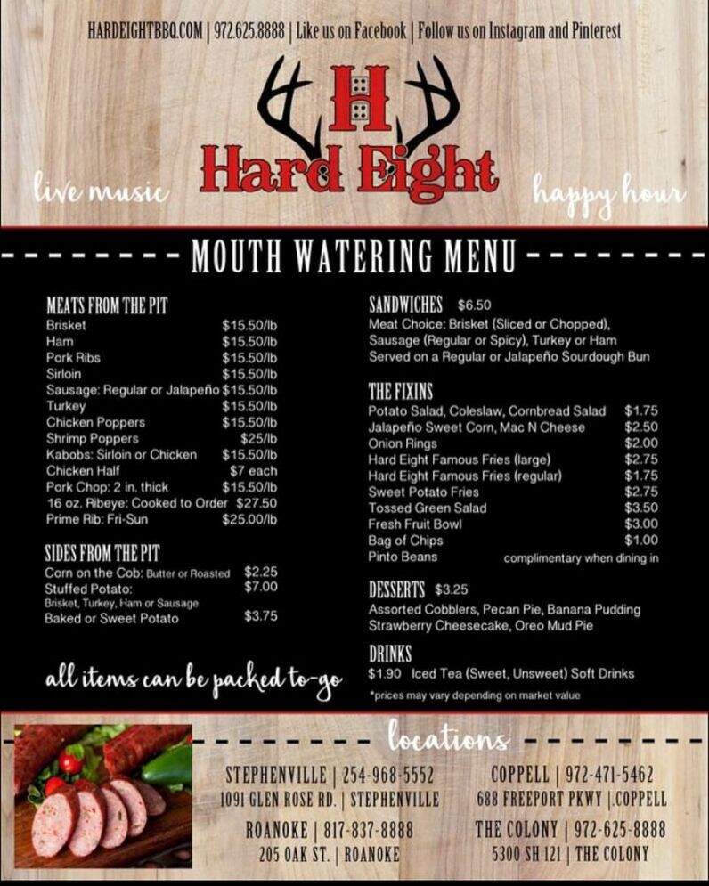 Hard Eight Barbeque - Stephenville, TX