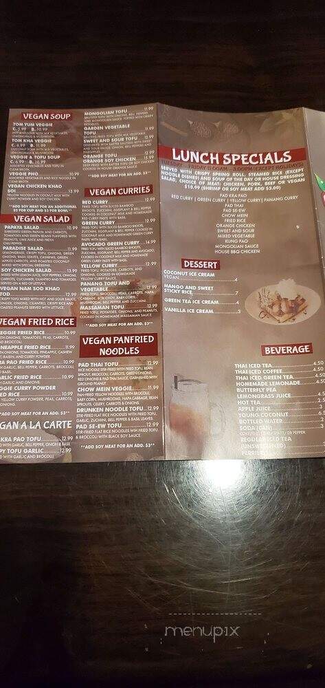 Thailicious Authentic Thai & Vegan - Henderson, NV menu_pic