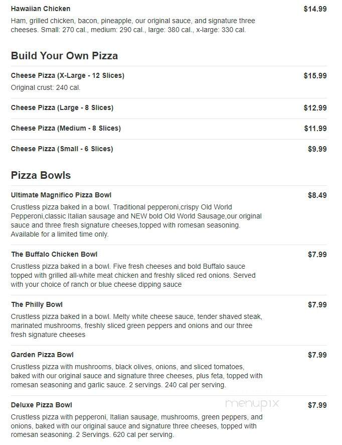 Marco's Pizza - Crossville, TN menu_pic