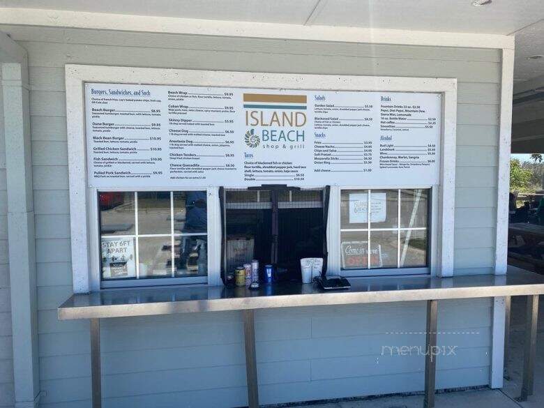 Island Beach Store & Grill - St. Augustine, FL menu_pic