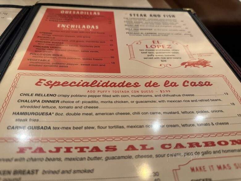 Superica - Cary, NC menu_pic