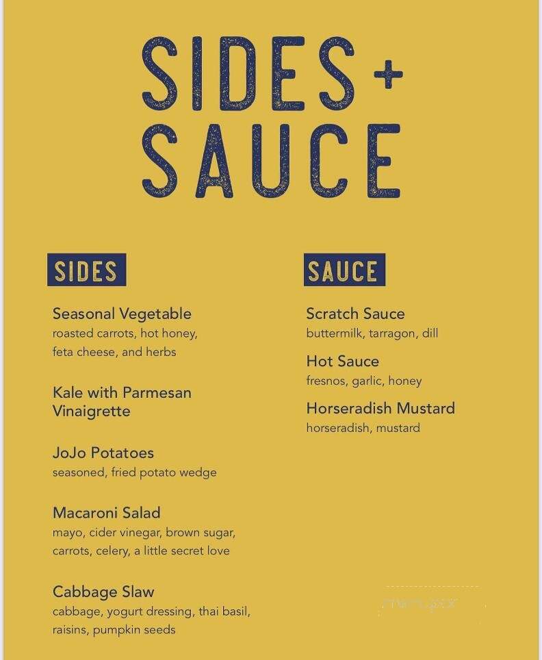 Chicken Scratch - Glendale, MO menu_pic