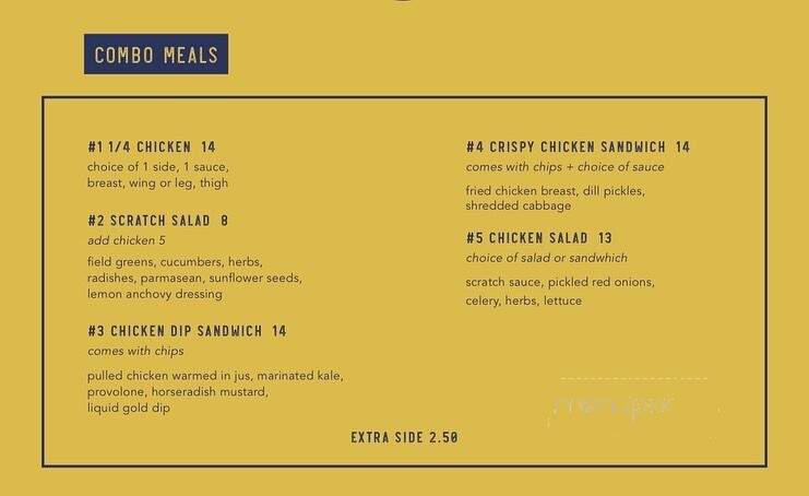 Chicken Scratch - Glendale, MO menu_pic