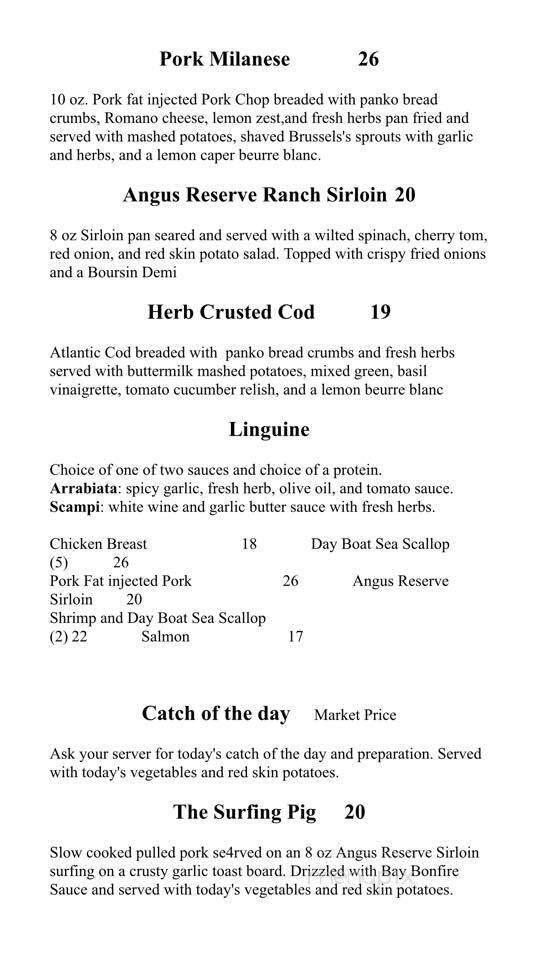 Piper Bay Cafe - Delmont, PA menu_pic