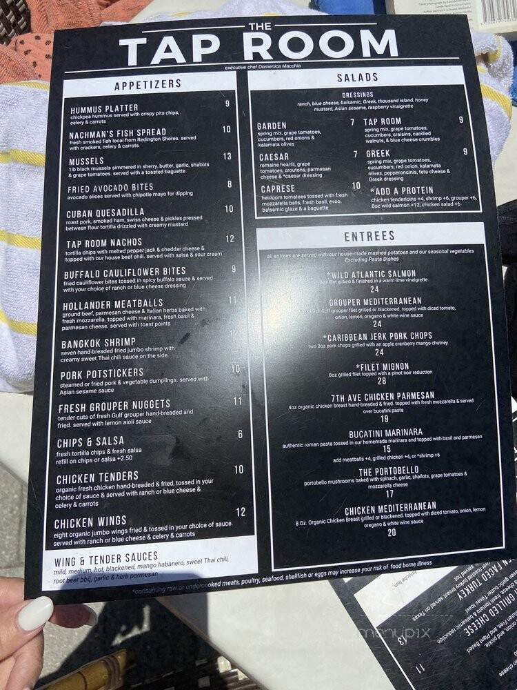 Tap Room at the Hollander - St Petersburg, FL menu_pic