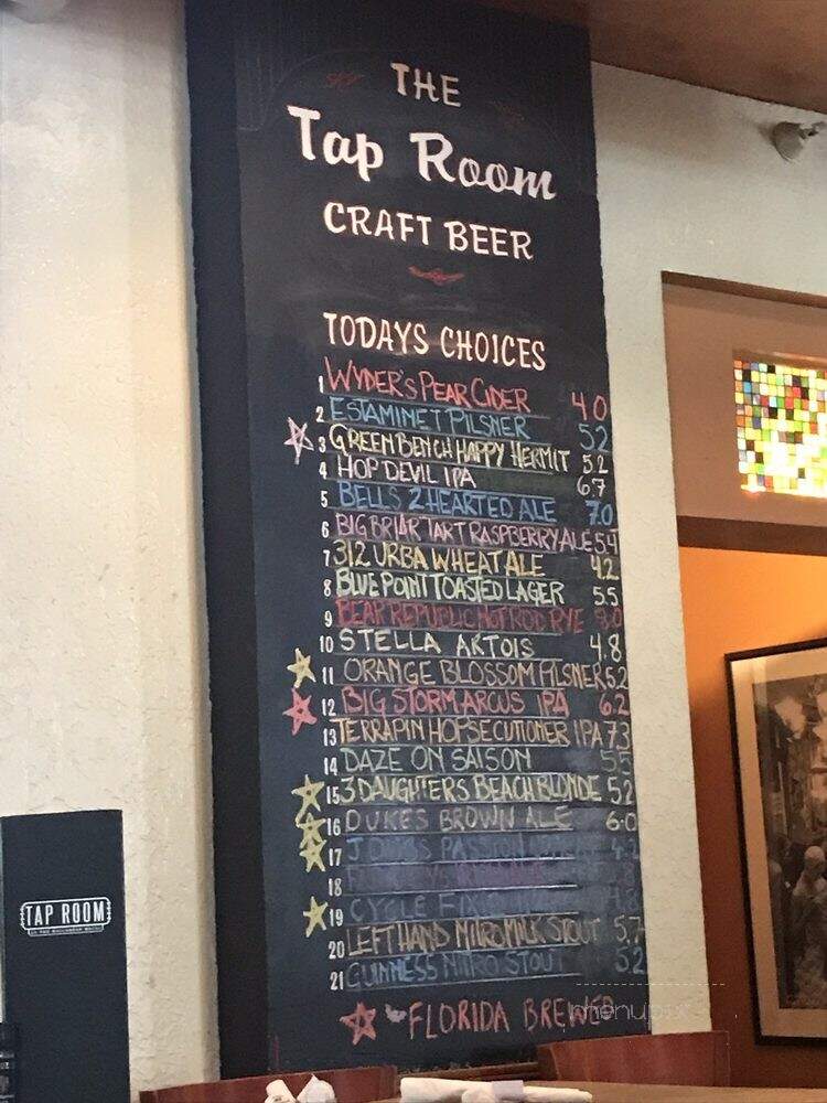 Tap Room at the Hollander - St Petersburg, FL menu_pic