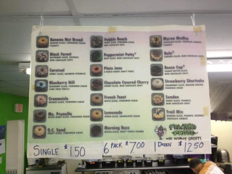 Fractured Prune - Rehoboth Beach, DE menu_pic