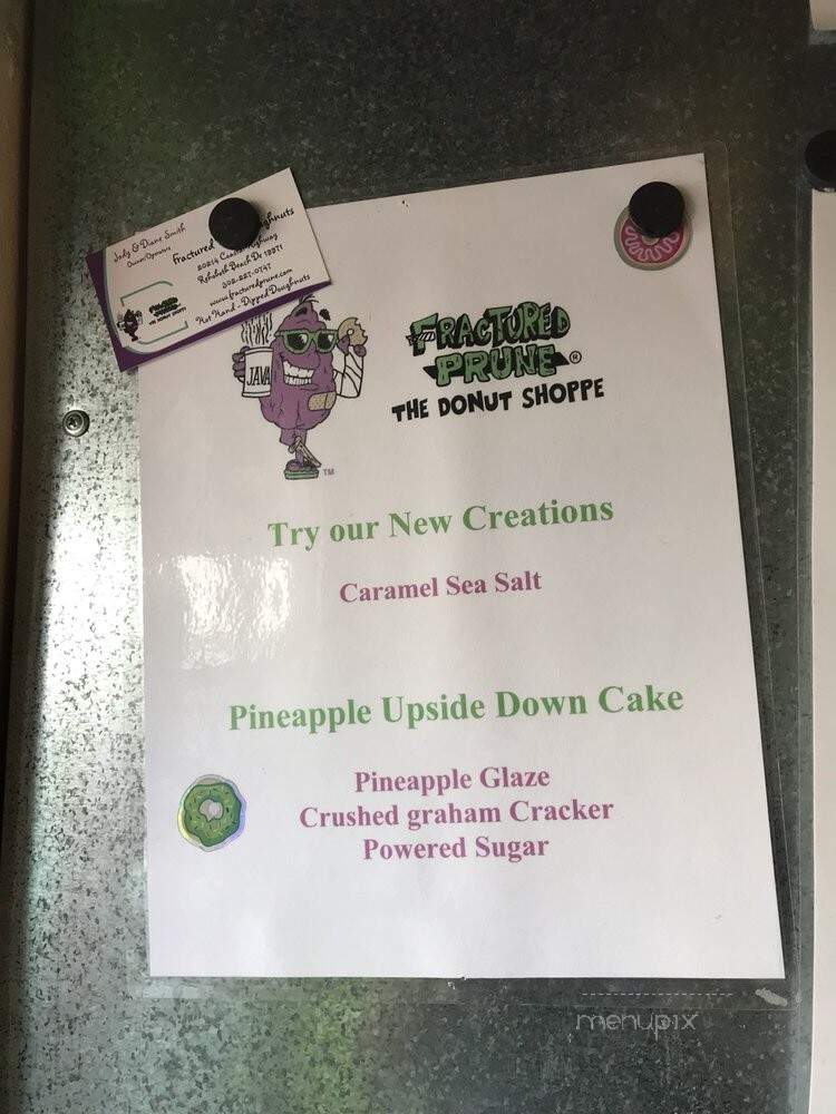 Fractured Prune - Rehoboth Beach, DE menu_pic