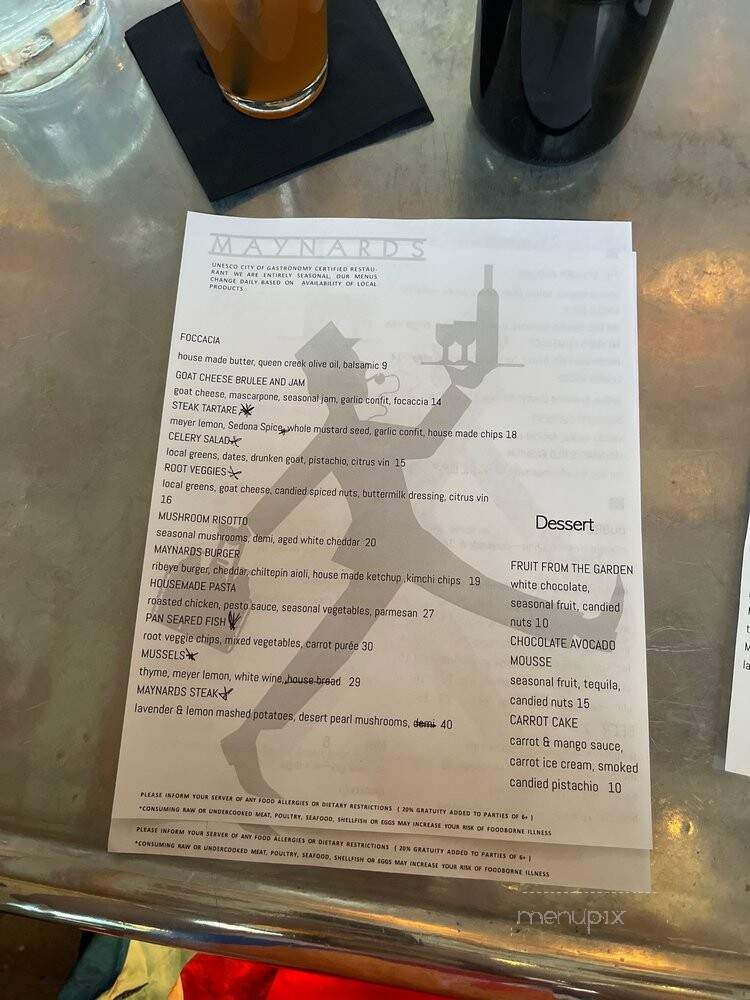 Maynards Market & Kitchen - Tucson, AZ menu_pic