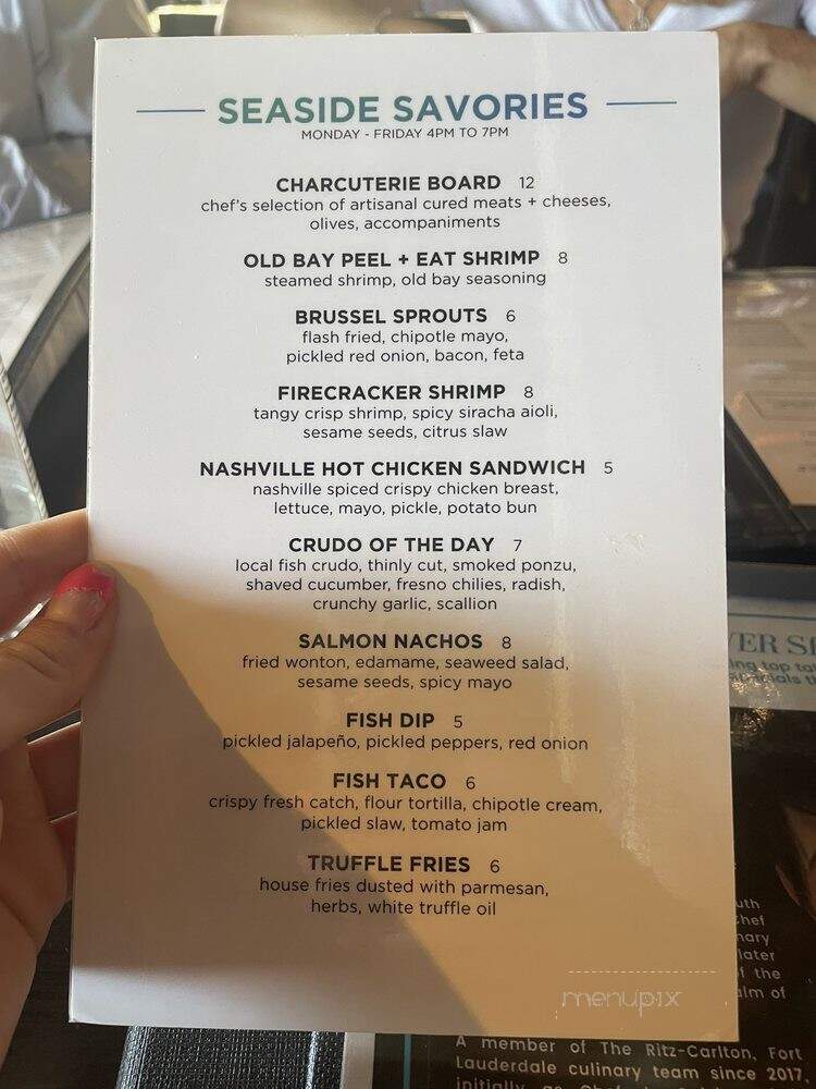 Oceans 234 - Deerfield Beach, FL menu_pic
