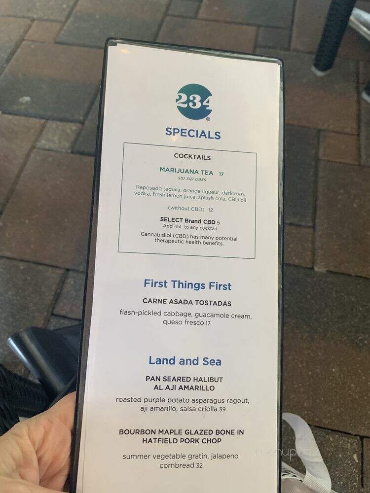 Oceans 234 - Deerfield Beach, FL menu_pic