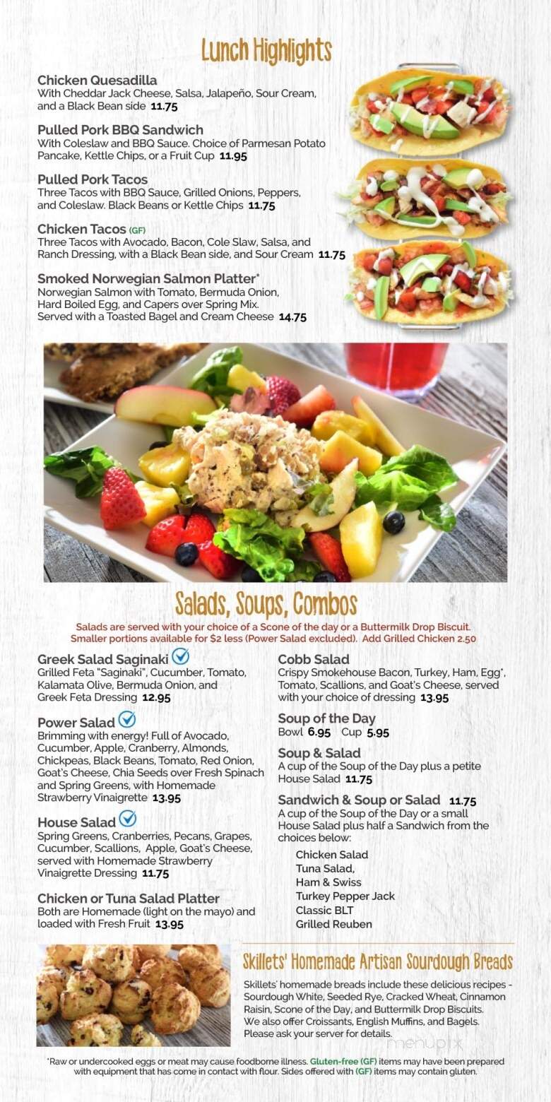Skillets - Bonita Springs, FL menu_pic
