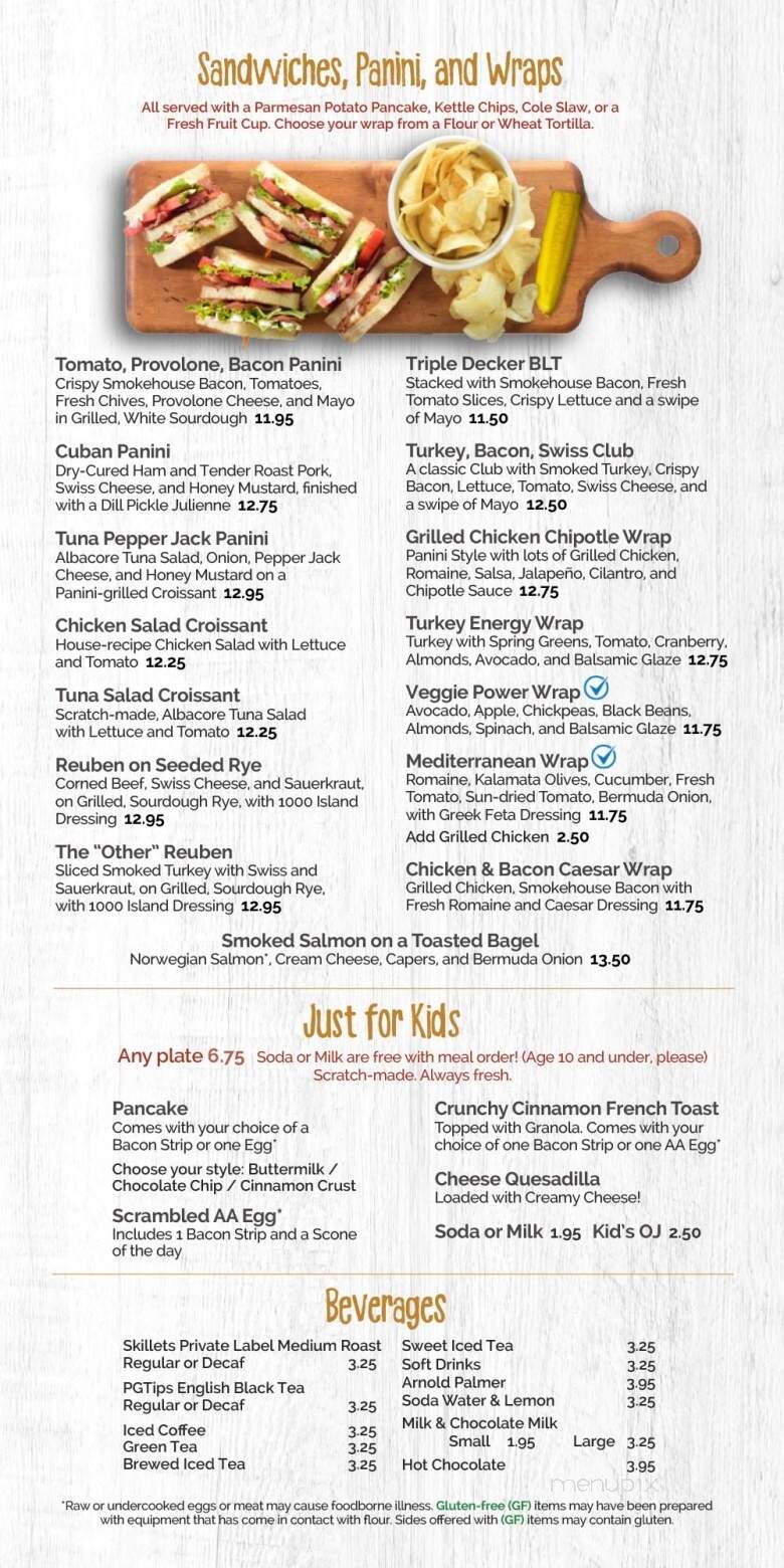 Skillets - Bonita Springs, FL menu_pic