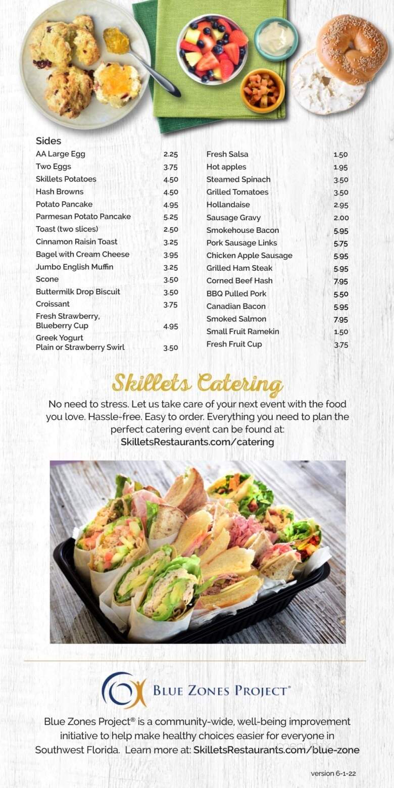 Skillets - Bonita Springs, FL menu_pic