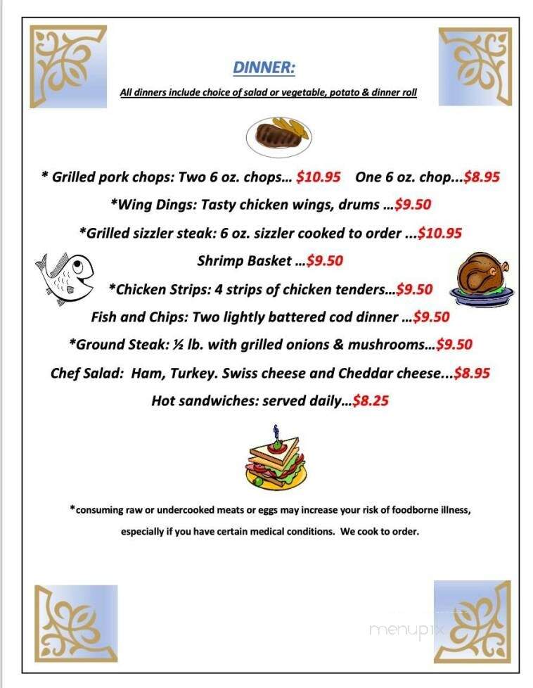 Agon's Restaurant - Wyoming, MI menu_pic