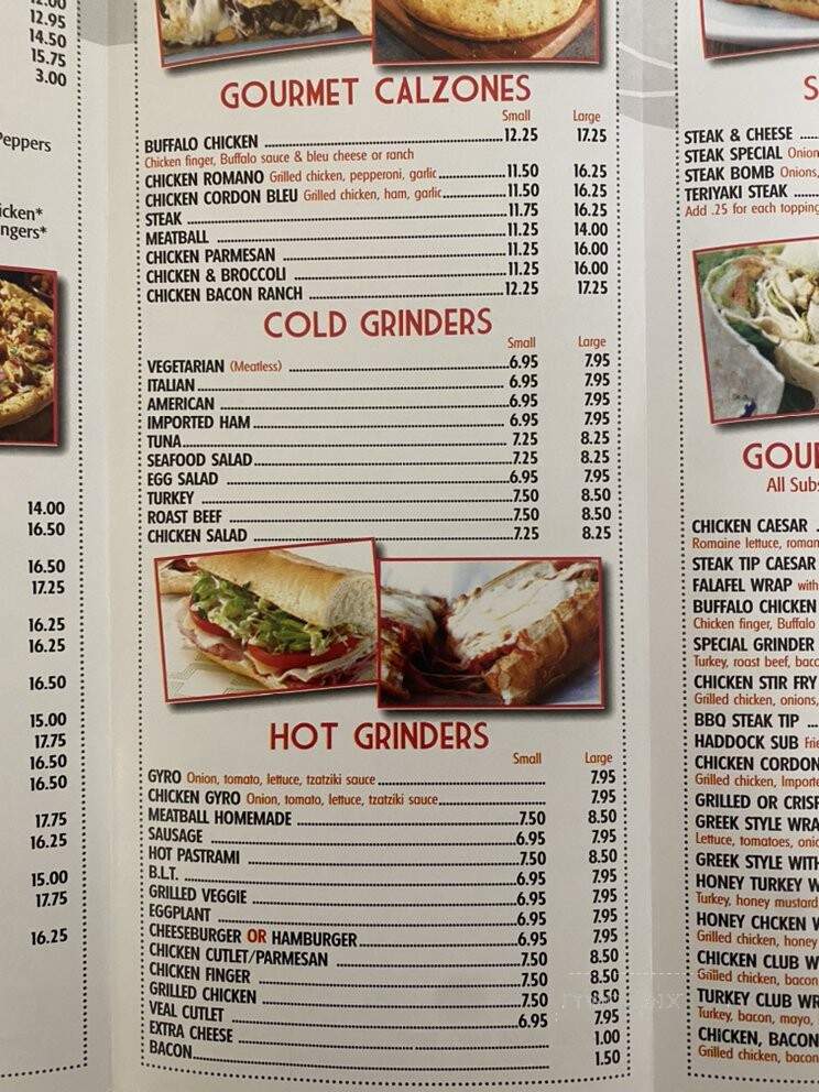 Cleghorn House Of Pizza - Fitchburg, MA menu_pic