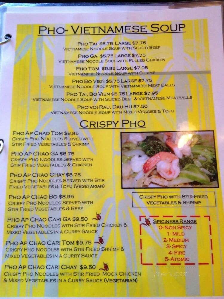 Vietnam Pearl - Costa Mesa, CA menu_pic