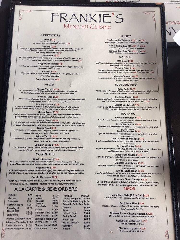 Dos Arroyos Comida Casera - Richardson, TX menu_pic