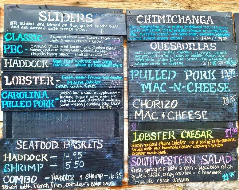 Shebas Wicked Kitchen - Oakland, ME menu_pic