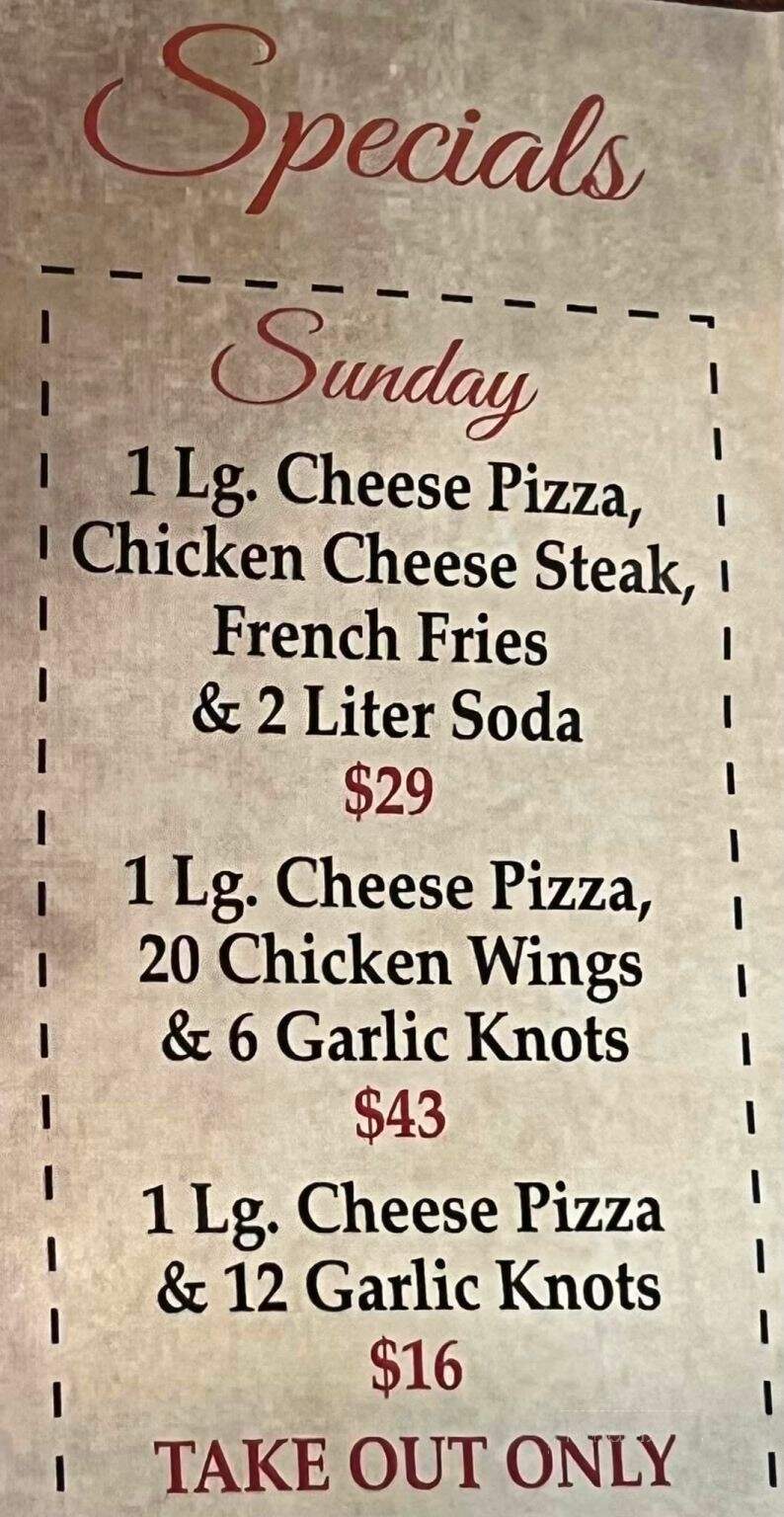 Mamma Rita's - Groveland, FL menu_pic