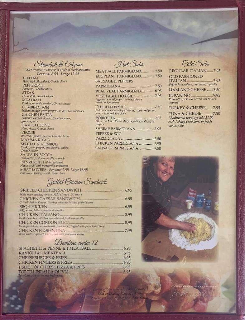 Mamma Rita's - Groveland, FL menu_pic
