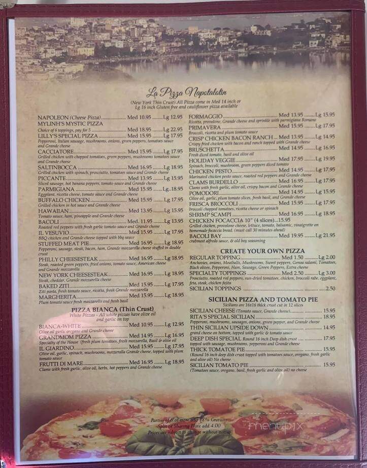 Mamma Rita's - Groveland, FL menu_pic