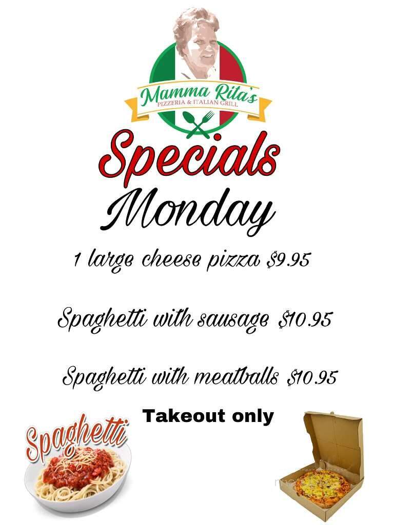 Mamma Rita's - Groveland, FL menu_pic