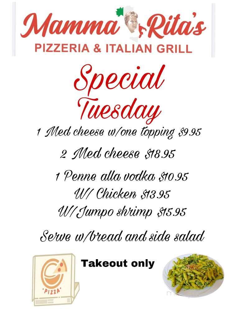 Mamma Rita's - Groveland, FL menu_pic