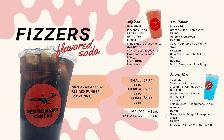 Red Runner Coffee - San Antonio, TX menu_pic