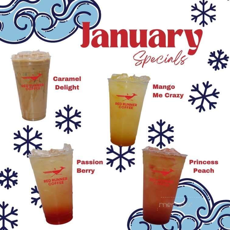 Red Runner Coffee - San Antonio, TX menu_pic