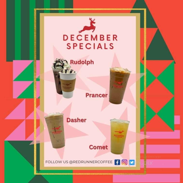 Red Runner Coffee - San Antonio, TX menu_pic