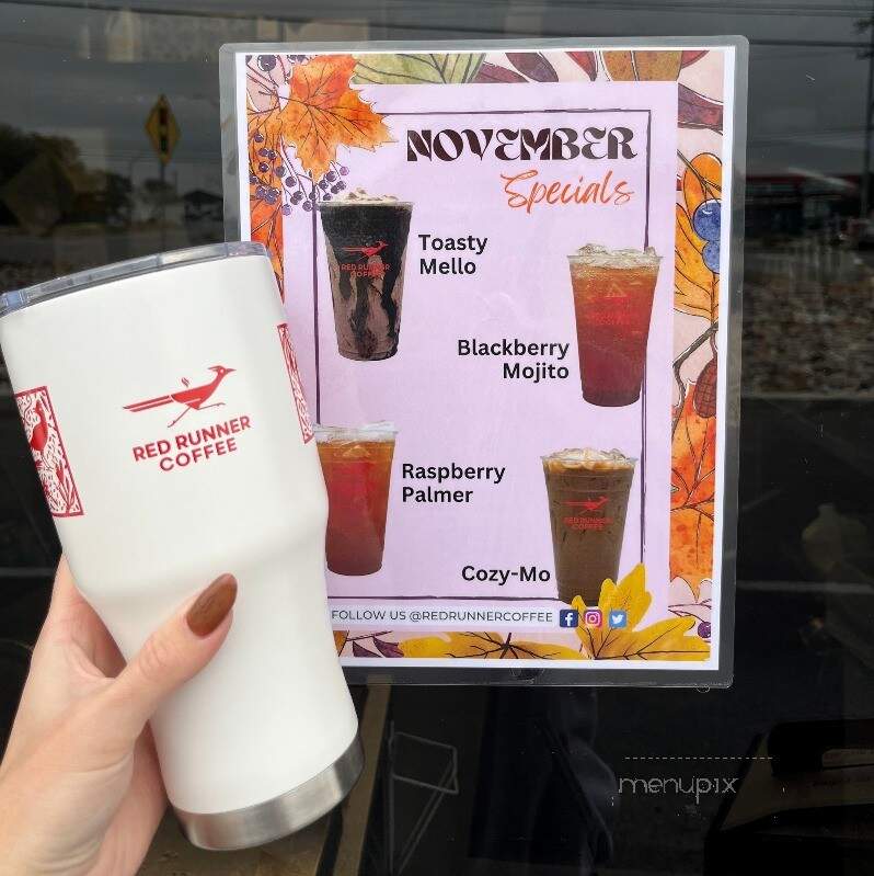 Red Runner Coffee - San Antonio, TX menu_pic