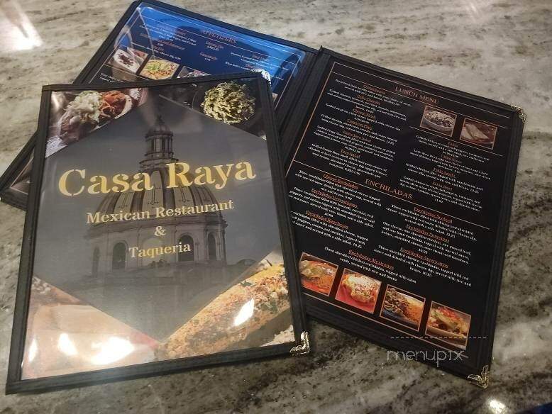 Casa Raya - Mount Vernon, IL menu_pic