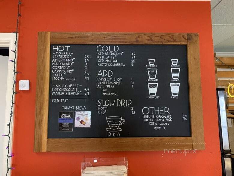 Eiland Coffee Roasters - Richardson, TX menu_pic