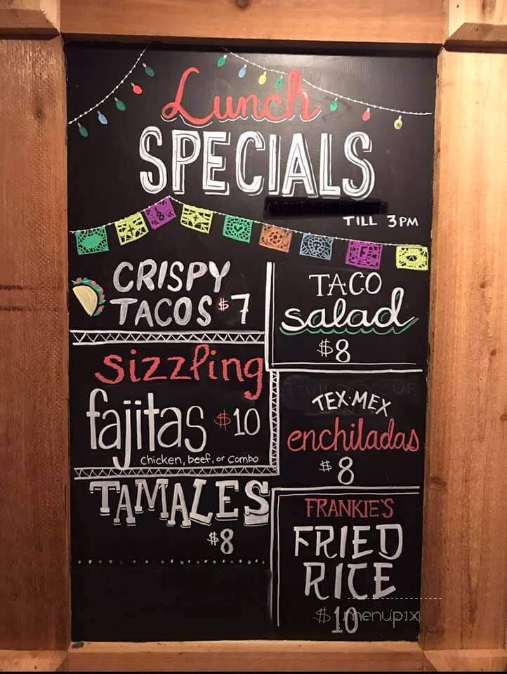 Frankies Mexican Cuisine - Sachse, TX menu_pic