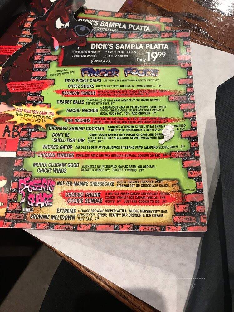 Dick's Last Resort - Pigeon Forge - Pigeon Forge, TN menu_pic