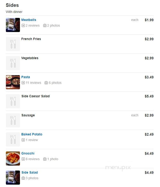 Papa Joe's Italian Eatery - Rochester, NY menu_pic
