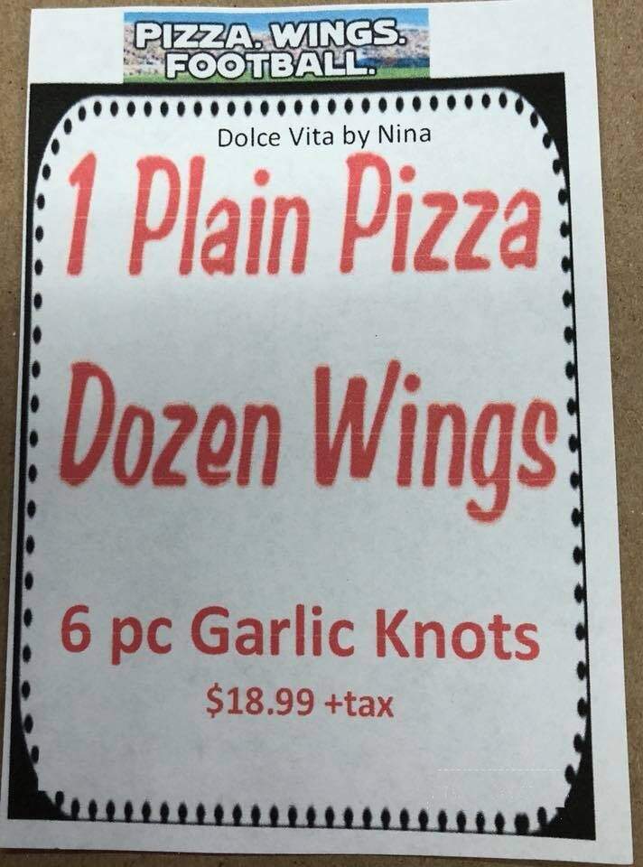 Dolce Vita - Sumneytown, PA menu_pic