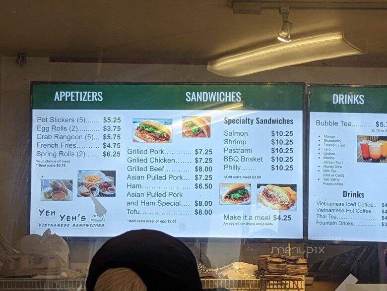 Yeh Yeh's Sandwiches - Lynnwood, WA