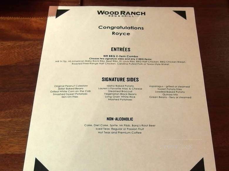Wood Ranch Bbq & Grill - Camarillo, CA